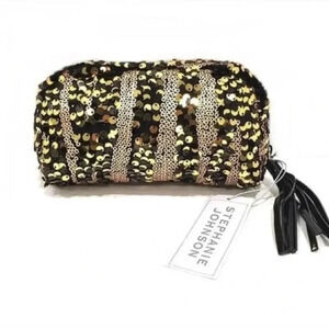 NWT | Stephanie Johnson | Beaded Sequin Clutch Bag - Size 5” x 7”